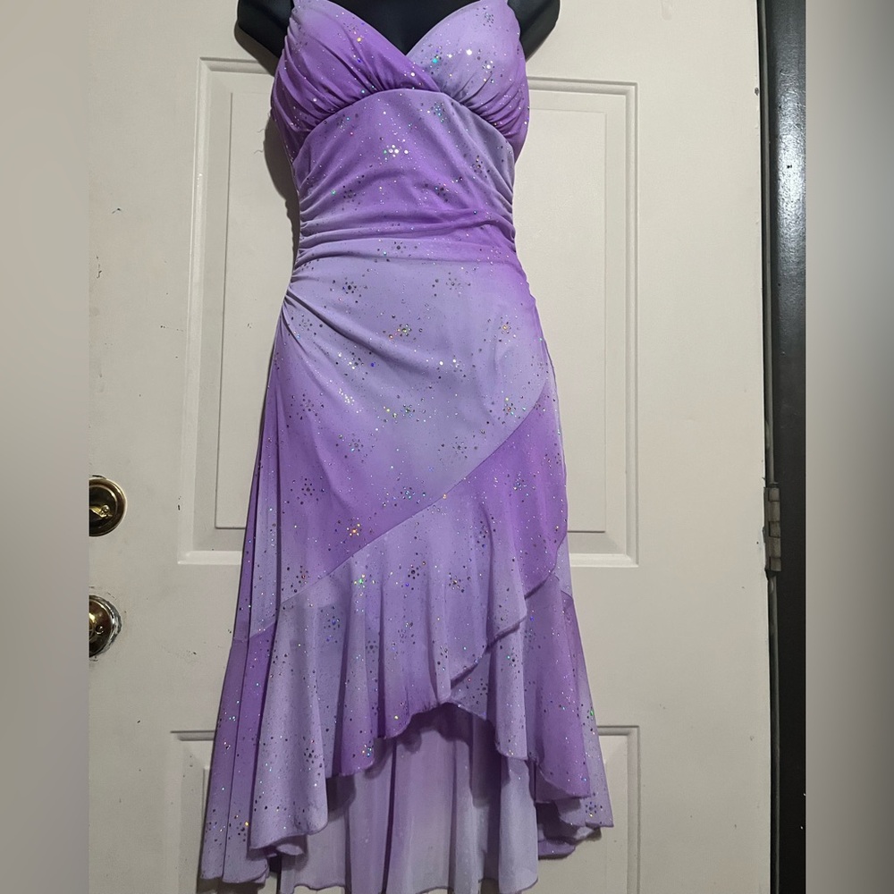 Taboo Lavender Sequin A-Line FAIRYCORE Dress 💜 FREE SHIPPING!!